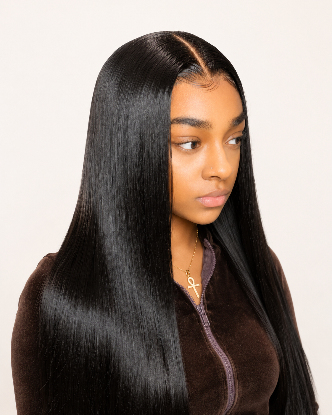 Ariana - Perruque HD Lace Lisse | Cheveux 100% Humains Vierges